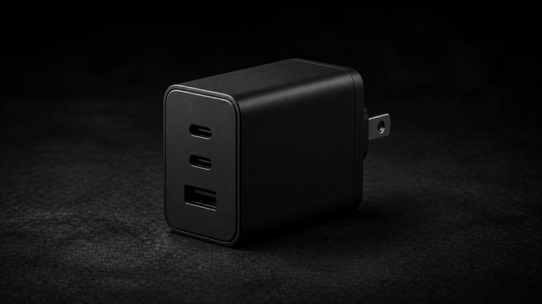 黒いUSB急速充電器 おすすめ3選｜コンセント周りのノイズを一つの塊に集約する